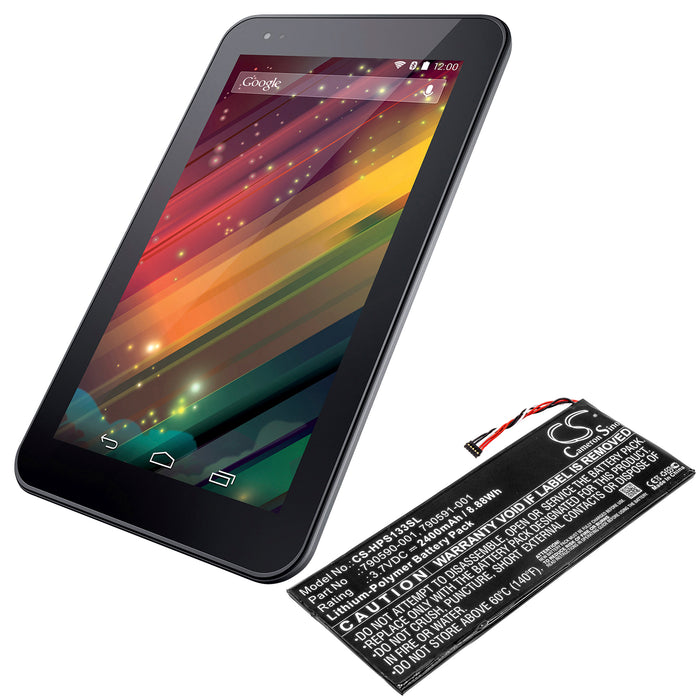 HP 7 Plus G2 7 Plus G2 1331 Tablet Replacement Battery