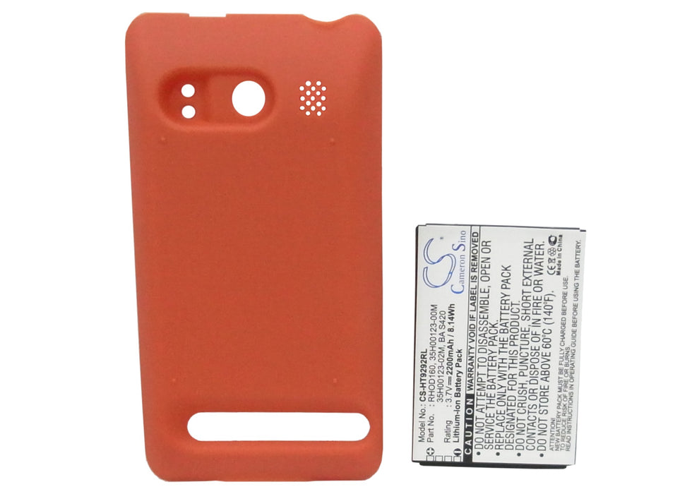 HTC EVO 4G A9292 Supersonic 2200mAh Mobile Phone Replacement Battery