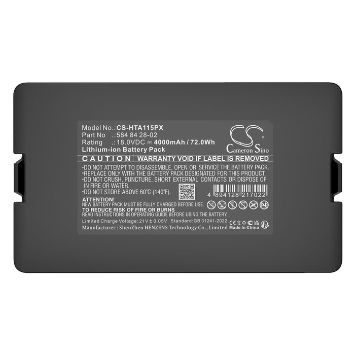 Gardena 8654121 Automower 115H 2019 Automower 115H 2020 Automower 115H 2021 Automower 305 2020 Automower 305 2021 Autom Lawn Mower Replacement Battery