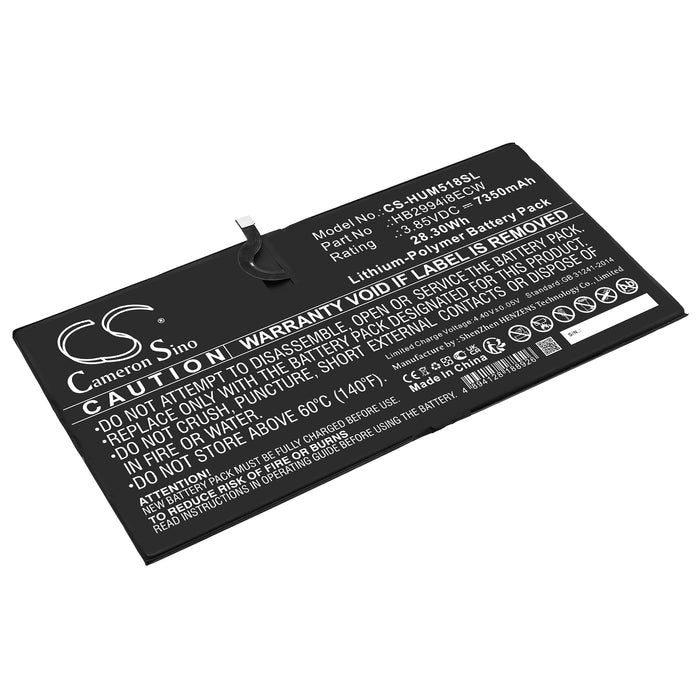 Huawei MediaPad M5 10.8 CMR-AL09 MediaPad M5 Pro 10.8 CMR-AL19 CMR-W09  Tablet Replacement Battery: BatteryClerk.ca