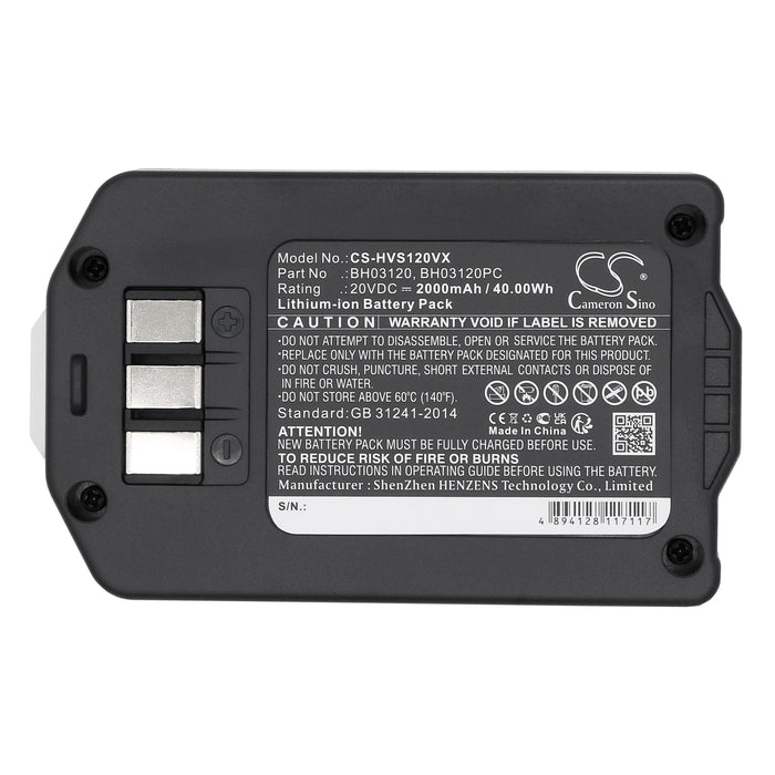 Vax Air Cordless Switch AC21,Air Cordless Switch H85 Vacuum Replacement Battery
