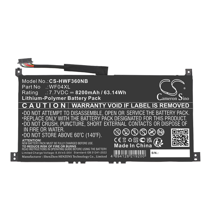 HP ENVY X360 13-BF0000CI ENVY X360 13-BF0000NE ENVY X360 13-BF0000NI ENVY X360 13-BF0000NIA ENVY X360 13-BF000 Laptop and Notebook Replacement Battery
