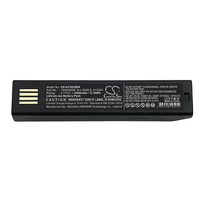 Leuze IT 1902G IT 4820 IT 3820 IT 1452 3400mAh Barcode Replacement Battery