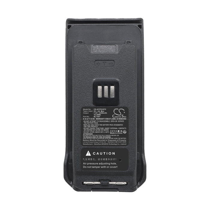 Hytera AP515 AP588 BP510 BP515 BP518 BP560 BP568 Two Way Radio Replacement Battery