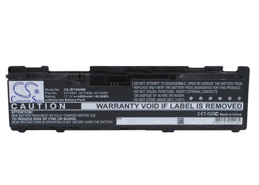 Amadeo ThinkPad T400s ThinkPad T400s 2801 ThinkPad T400s 2808 ThinkPad T400s 2809 ThinkPad T400s 2815 ThinkPad Laptop and Notebook Replacement Battery