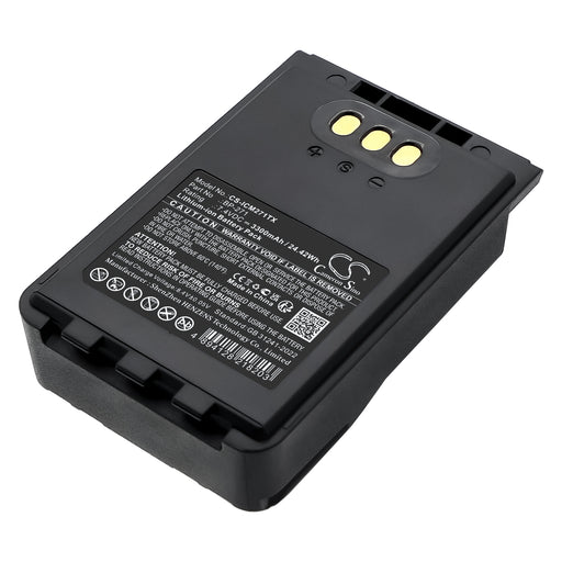 Icom IC-31A IC-31E IC-51A IC-51E 3300mAh Two Way Radio Replacement Battery