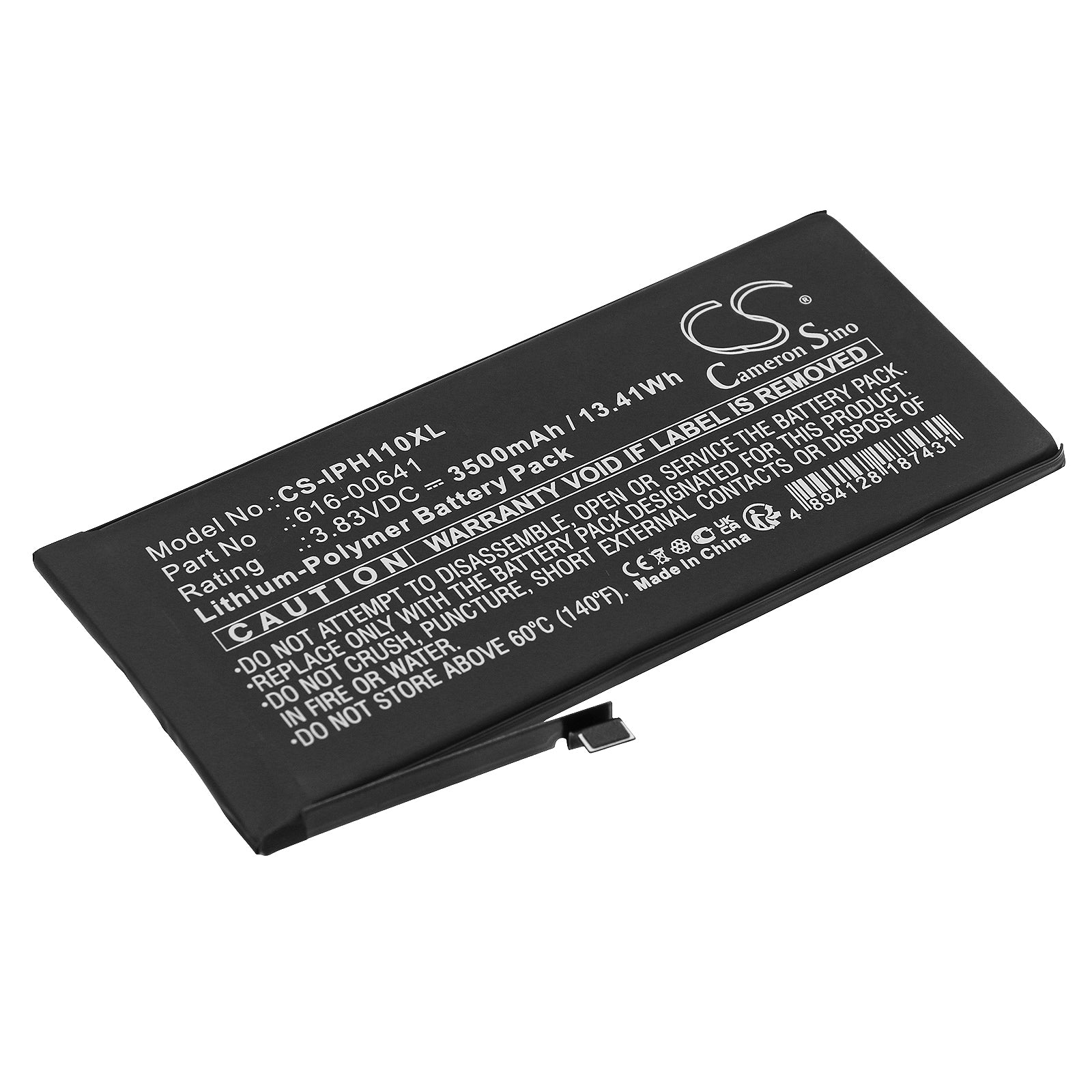100700I iPhone 11 A2221 64GB 電池96% Apple iPhone 11,A2111,A2221 3500mAh Mobile Phone Replacement