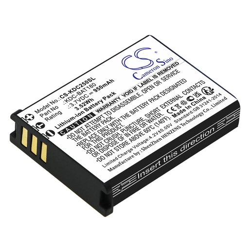 KOAMTAC KDC-250 KDC-300 Barcode Replacement Battery