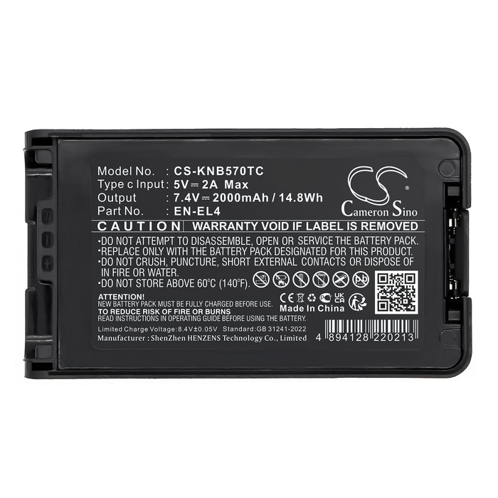 Kenwood NX-220 NX-320 NX-3220 NX-3320 NX3200 NX3220 NX3300 NX3320 TK-2140 TK-2148 TK-2160 TK-2168 TK-2170 TK-2170M T Two Way Radio Replacement Battery
