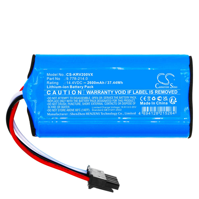 Honiture V8 Pro 2600mAh Vacuum Replacement Battery