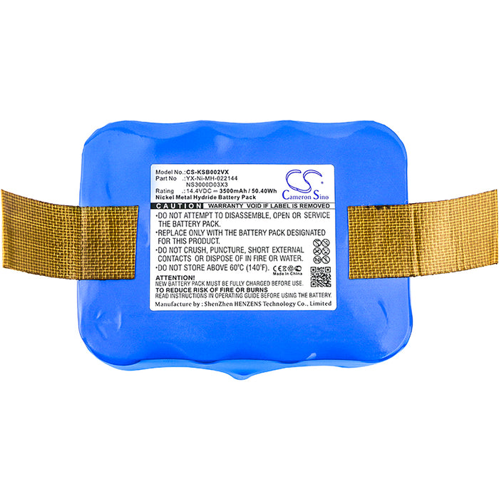 MyGenie XR210,XR210 Nestor 3500mAh Vacuum Replacement Battery