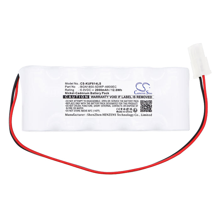 Kaufel 850.0014 Emergency Light Replacement Battery