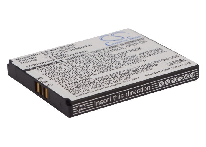 Kyocera Hydro Elite C6750 Hydro Elite 4G LTE Mobile Phone Replacement Battery