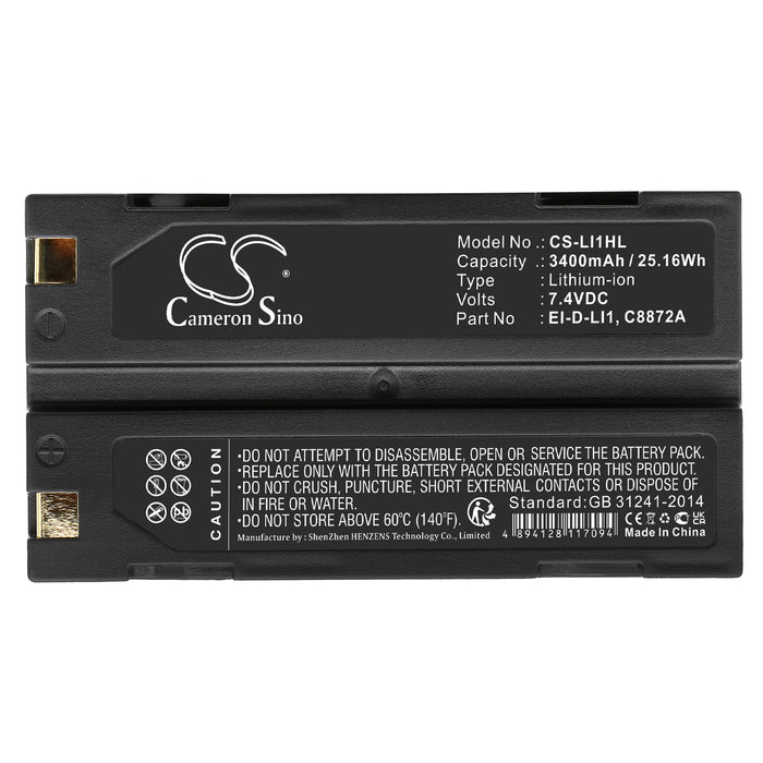 Chcnav i50,M3,M6,T3,T7,T8,X5,X9,X10,XB-2 3400mAh Survey Multimeter and Equipment Replacement Battery