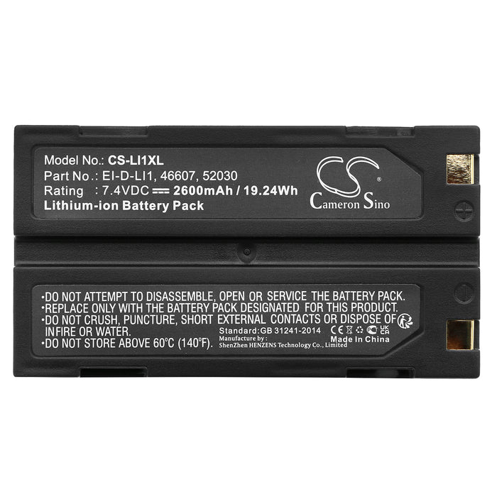 Hemisphere S320,S320 GNNS 2600mAh Survey Multimeter and Equipment Replacement Battery
