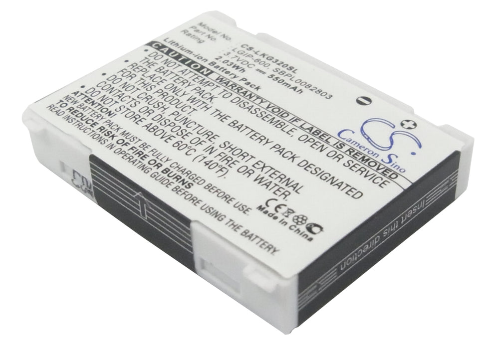 LG KG-320,KG320,MG-320c,MG320c Mobile Phone Replacement Battery