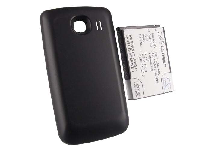 LG LS670 Optimus S Mobile Phone Replacement Battery