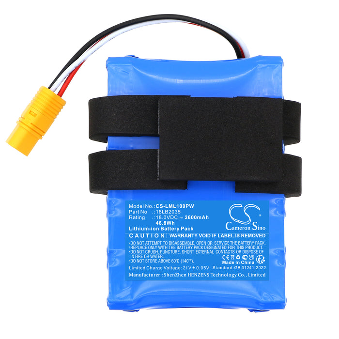 LawnMaster L10 L12 2600mAh Lawn Mower Replacement Battery