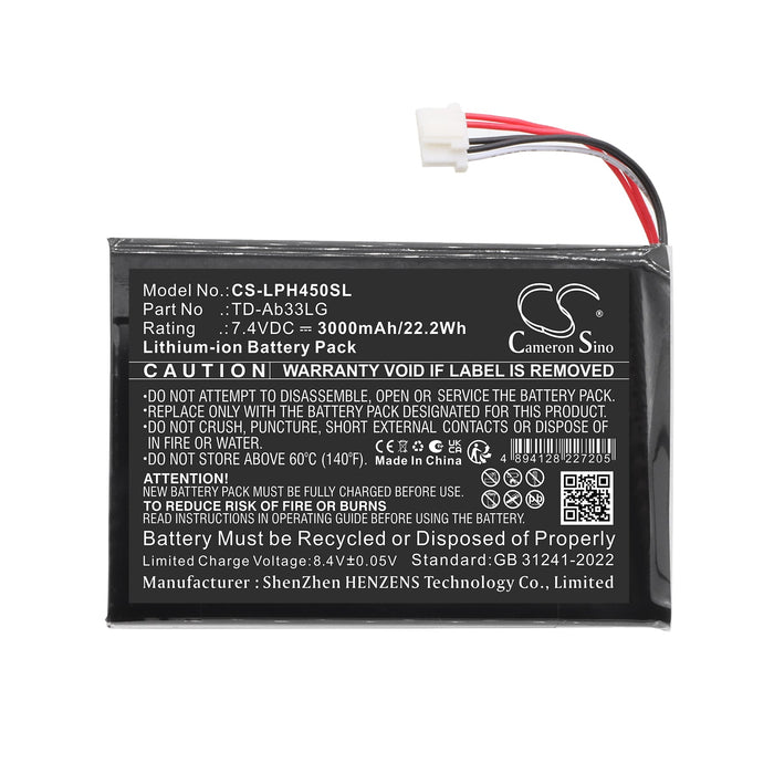 LG PH450U PH450UG Projector Replacement Battery