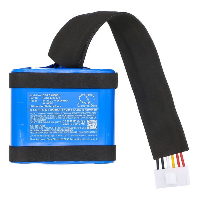 LG XBOOM XG8T Speaker Replacement Battery