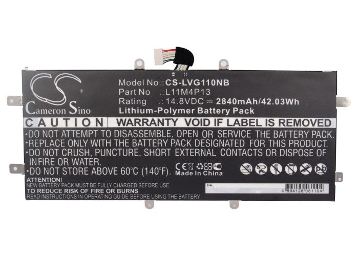 Lenovo IdeaPad Yoga 11 IdeaPad Yoga 11S IdeaPad Yoga11S-IFI IdeaPad Yoga11S-IFI(U) IdeaPad Yoga11S-IFI(H) Idea Laptop and Notebook Replacement Battery
