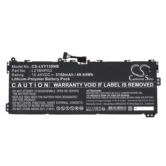 Lenovo Yoga 13W Laptop and Notebook Replacement Battery