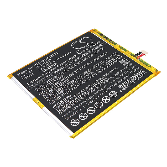 Media Lifetab P10602 Tablet Replacement Battery