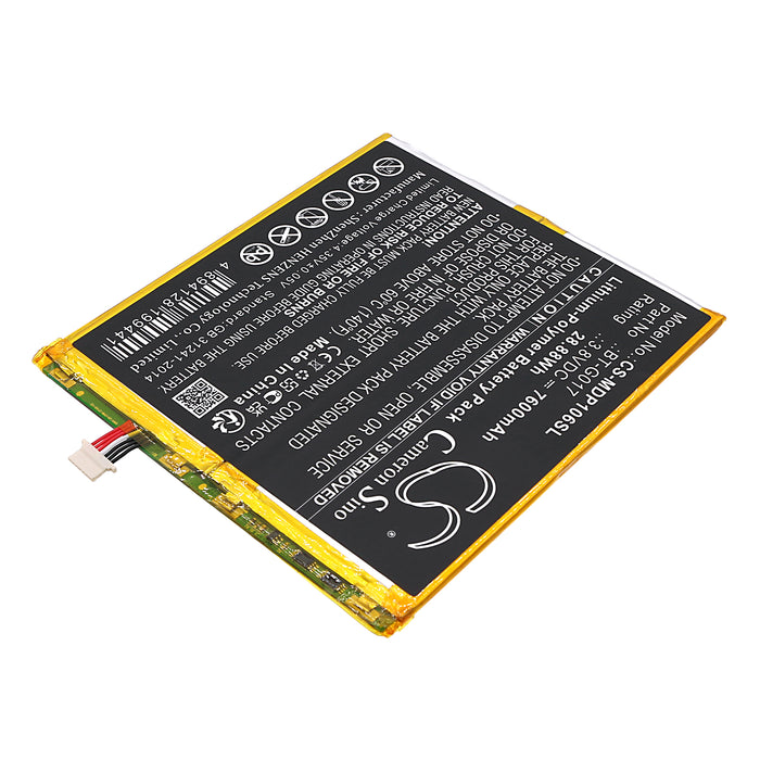 Media Lifetab P10602 Tablet Replacement Battery