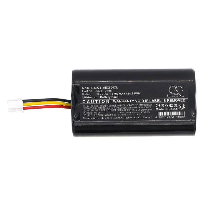 Minelab ELITE detectors Equinox 700 Equinox 900 Manticore X-Terra Pro 6700mAh Survey Multimeter and Equipment Replacement Battery