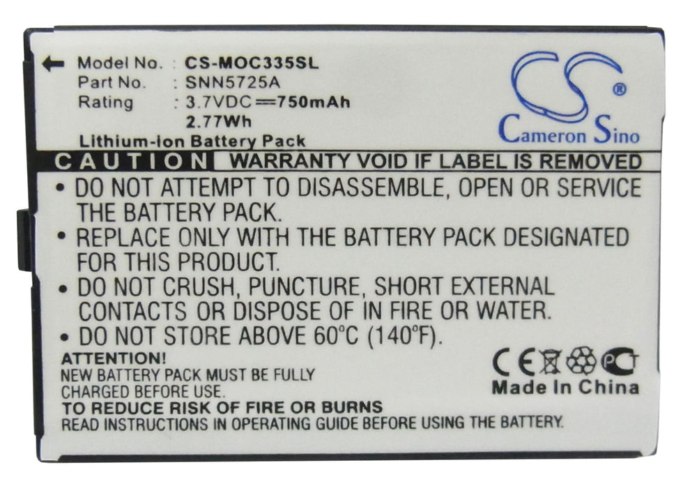 Motorola C300 C335 Mobile Phone Replacement Battery