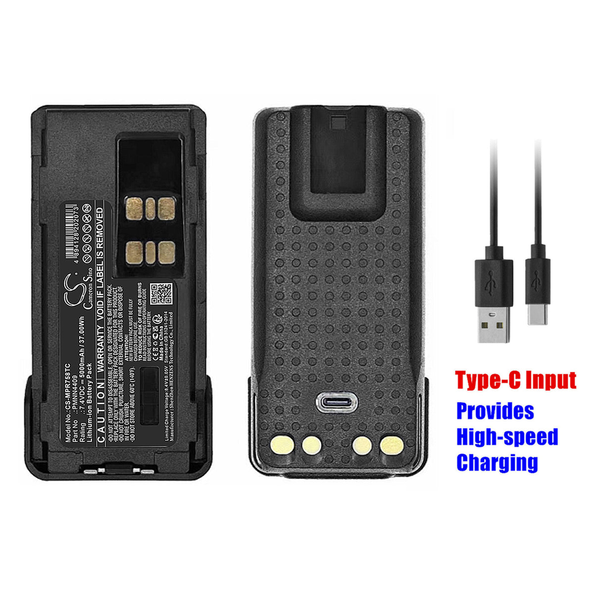Batterie Rechargeable 2600 MAh Li-ion 7,4V - Compatible APX2000, APX3000, XPR7580e Et Plus - Cameron Sino - Garantie 12 Mois - 11