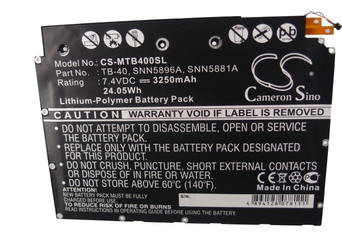 Motorola MZ604 Xoom XOOM MZ500 XOOM MZ600 XOOM MZ601 XOOM MZ602 XOOM MZ603 XOOM MZ604 Tablet Replacement Battery