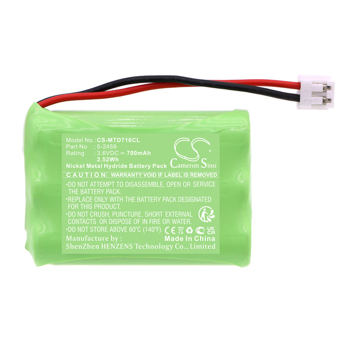 Walker Clarity C4105, C4205, C4210, Clarity C4105, Clarity C4205, Clarity C4210 Cordless Phone Replacement Battery