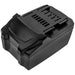 Edding portable 12,LO-G-PO-12 6000mAh Black Power Tool Replacement Battery