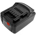 Edding portable 12,LO-G-PO-12 6000mAh Black Power Tool Replacement Battery