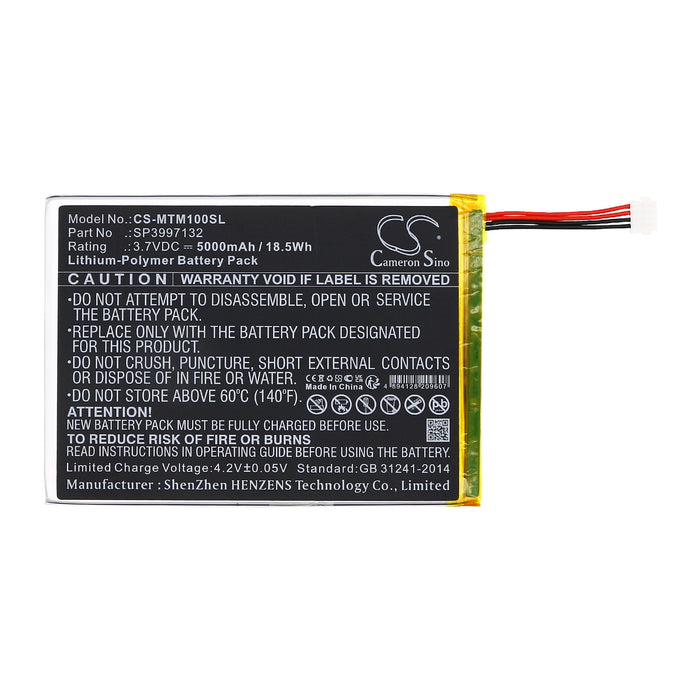 M3 Mobile mTablet Tablet Replacement Battery