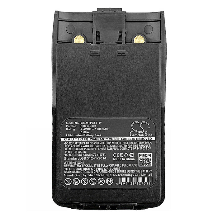 Linton LT-6200,LT-6100plus Two Way Radio Replacement Battery