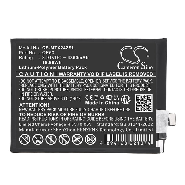 Motorola Moto G85 5G Moto S50 Neo 5G XT2427 XT2427-1 XT2427-2 XT2427-3 XT2427-4 Mobile Phone Replacement Battery