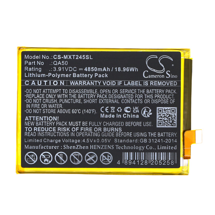 myQ XT2425-1 Moto G24 Power 4G XT2425-2 XT2425 XT2425-5 Moto G24 Power 4G 2024 XT2425-4 Mobile Phone Replacement Battery