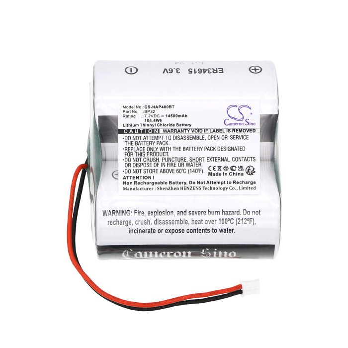 NextCentury 151.016 SECURIX 40 Noxalarm NOXIANE P40 Alarm Replacement Battery