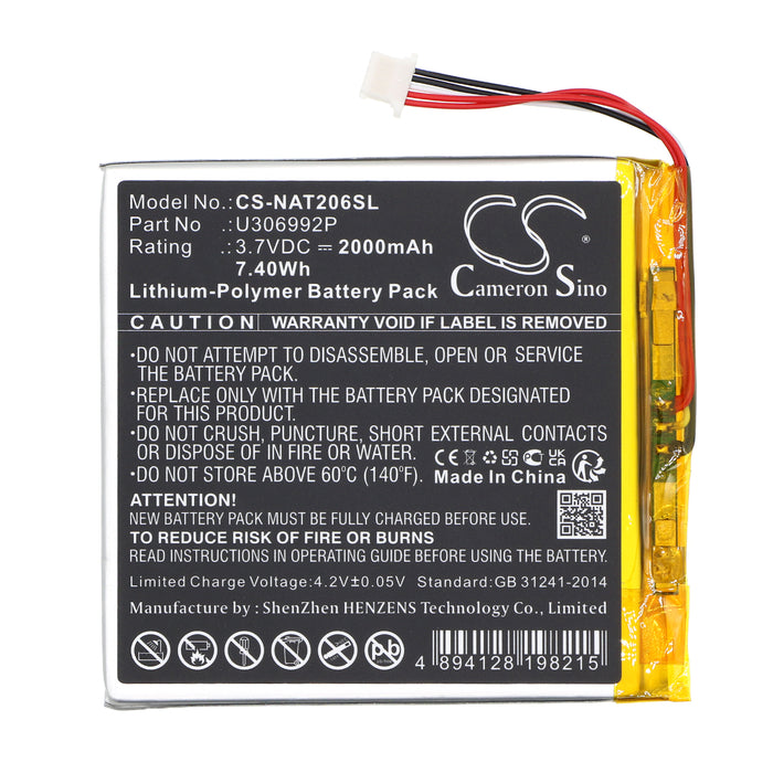 ONN 100005206, 100026191, Surf Tablet 7" Tablet Replacement Battery