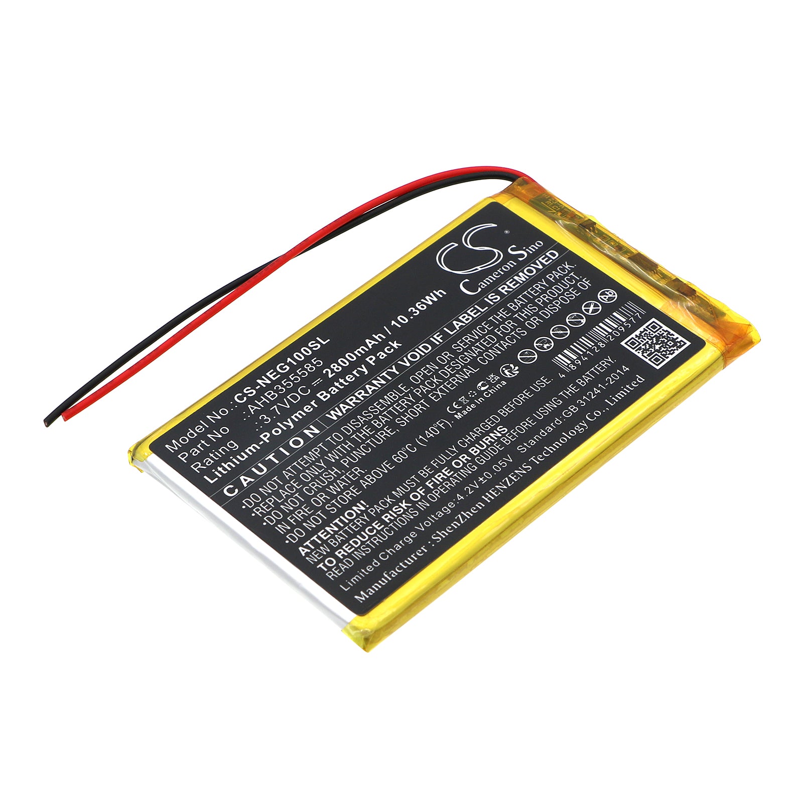 SNK Neo Geo X Gold Handheld Console Game Replacement Battery