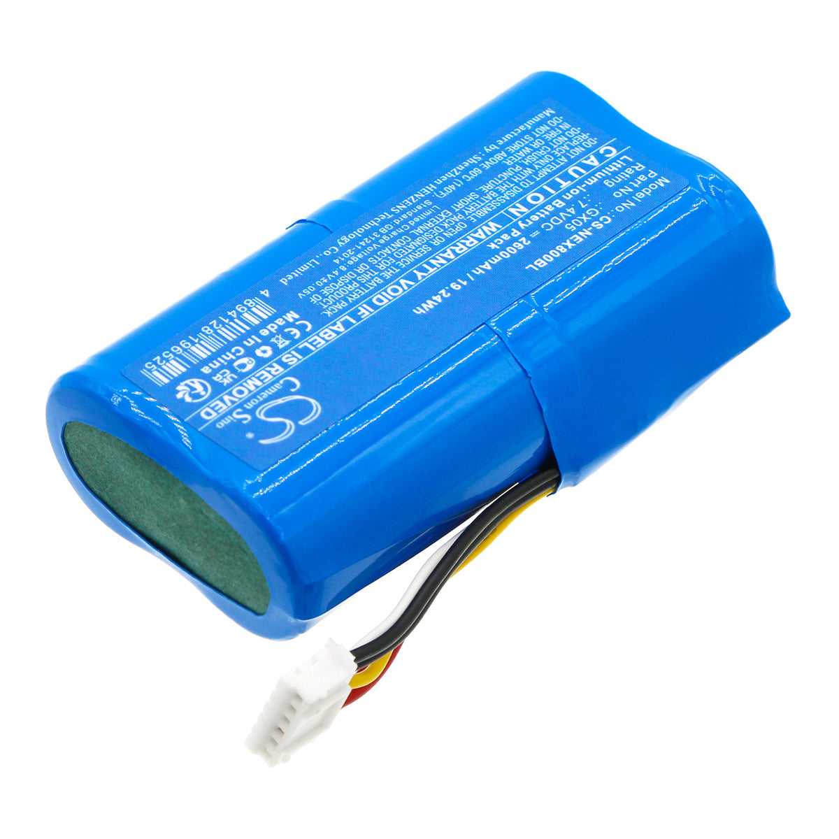 Replacement Battery For Wizarpos Q2 Credit Card Reader - 7.4V 2600mAh