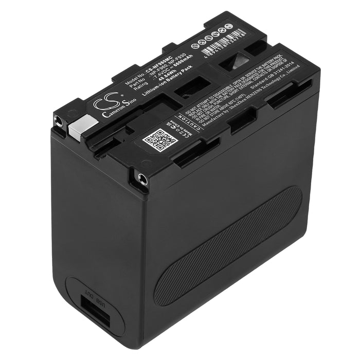 Video Devices Sound Devices 633 mixer,PIX 240i,PIX-E,4K recording monitors 6600mAh Camera Replacement Battery
