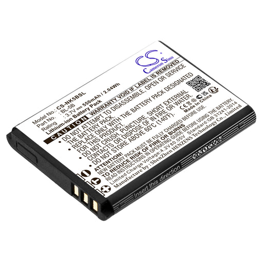 Nokia 2610 3220 3230 5070 5140 5140i 5200 5300 5300 XpressMusic 5320 XpressMusic 5500 5500 Sport 6020 6021 606 550mAh Mobile Phone Replacement Battery