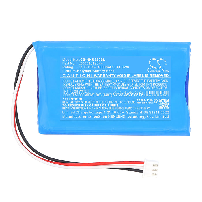 Novker AUA800,AUA900A,AUA900D,NK3200D,NK3200F,NK3800,NK4000,NK4000D,NK4000T Survey Multimeter and Equipment Replacement Battery