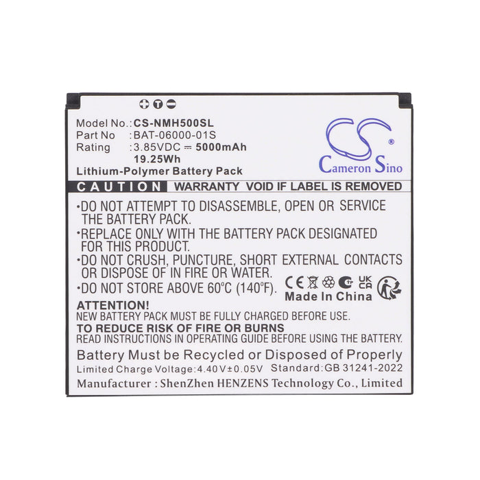 Sonim H500 5G H500 5G Mobile Hotspot H700 5G Mobile Hotspot Router Modem H700A H700A 5G mobile Hotsp H700A WI-FI 7 Router Hotspot Replacement Battery