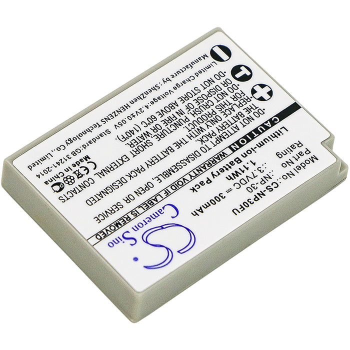 Fujifilm FinePix F440 Finepix F440 Zoom FinePix F450 Finepix F450 Zoom Camera Replacement Battery