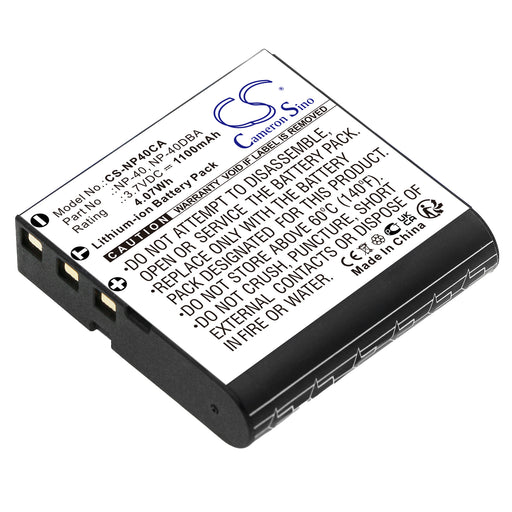 BenQ DC P500,P600,E510,E520,E520+,E610 Camera Replacement Battery