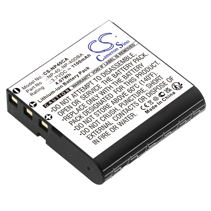 BenQ DC P500,P600,E510,E520,E520+,E610 Camera Replacement Battery